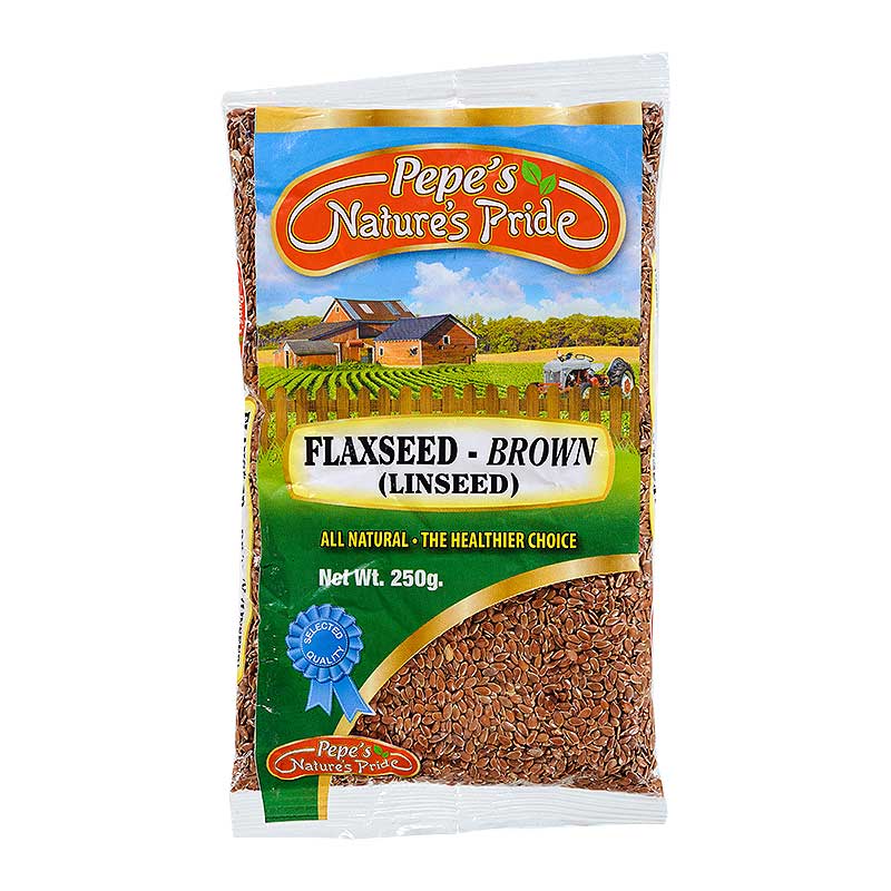 PepesNaturesPride-Flaxseed-Brown-Linseed-250g